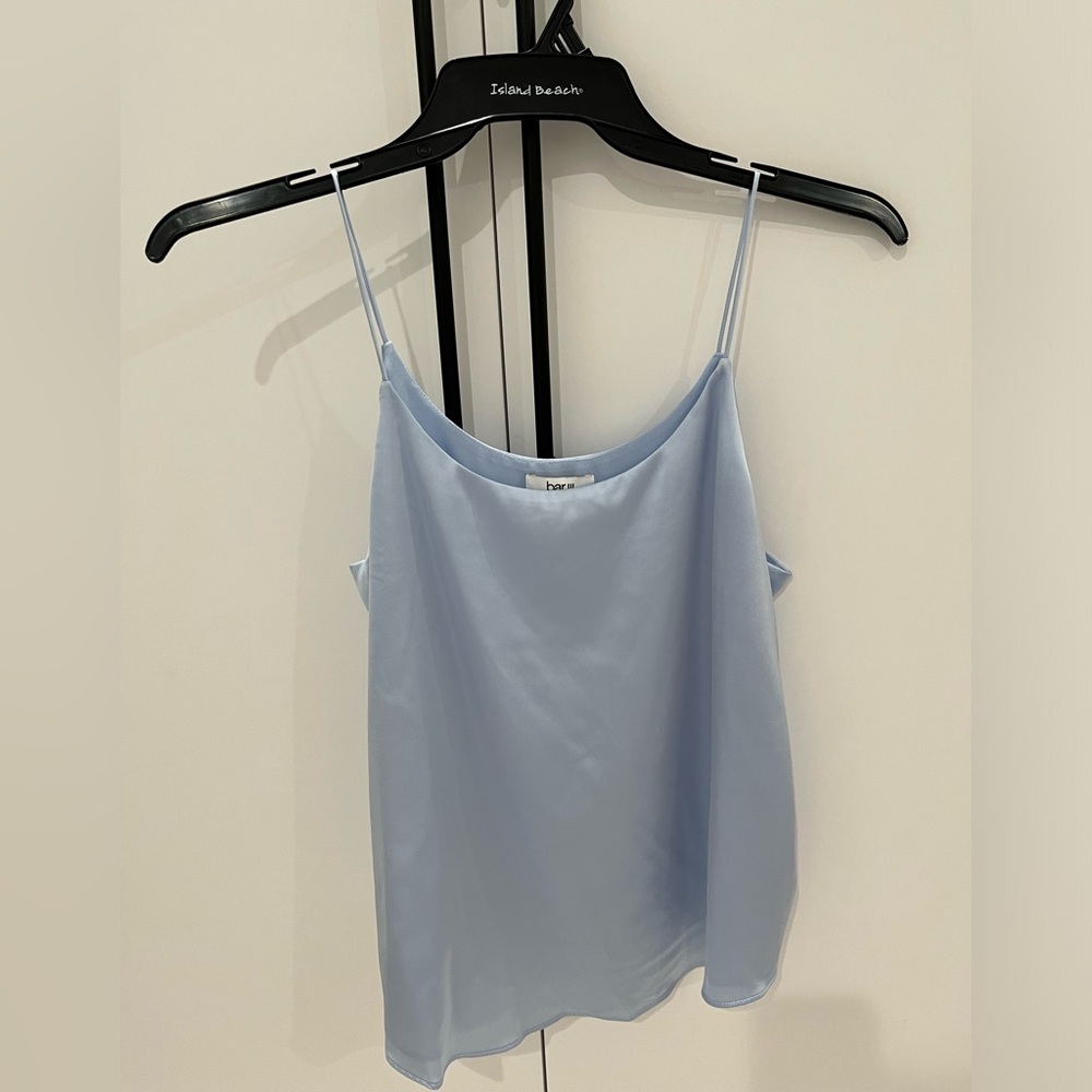 Bar III Periwinkle Satin Camisole